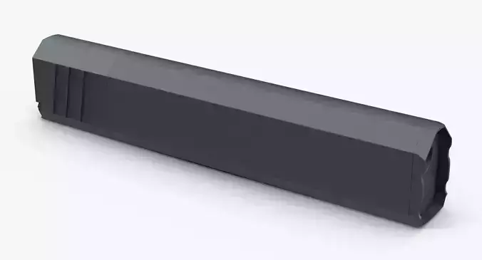 Silencer Osprey K45 Low-poly 3D model