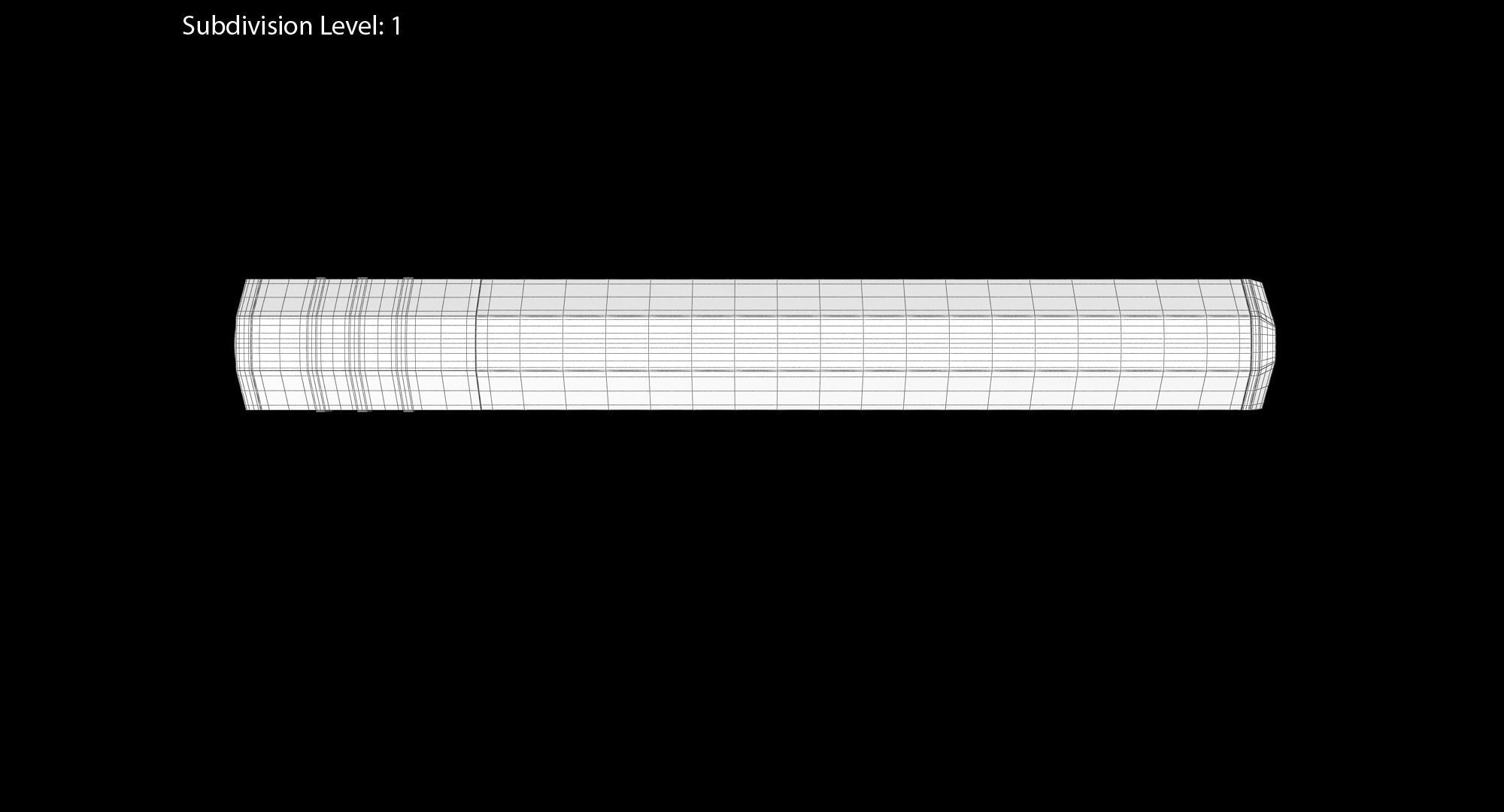 Silencer Osprey K45 Low-poly 3D model_12