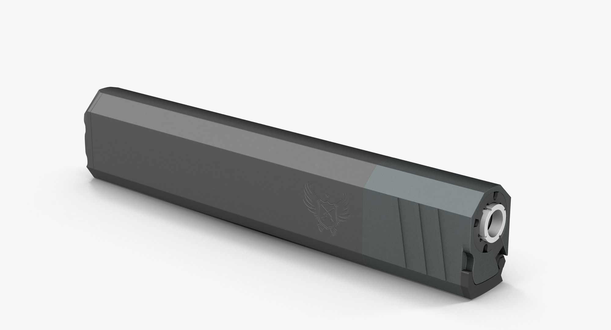 Silencer Osprey K45 Low-poly 3D model_7