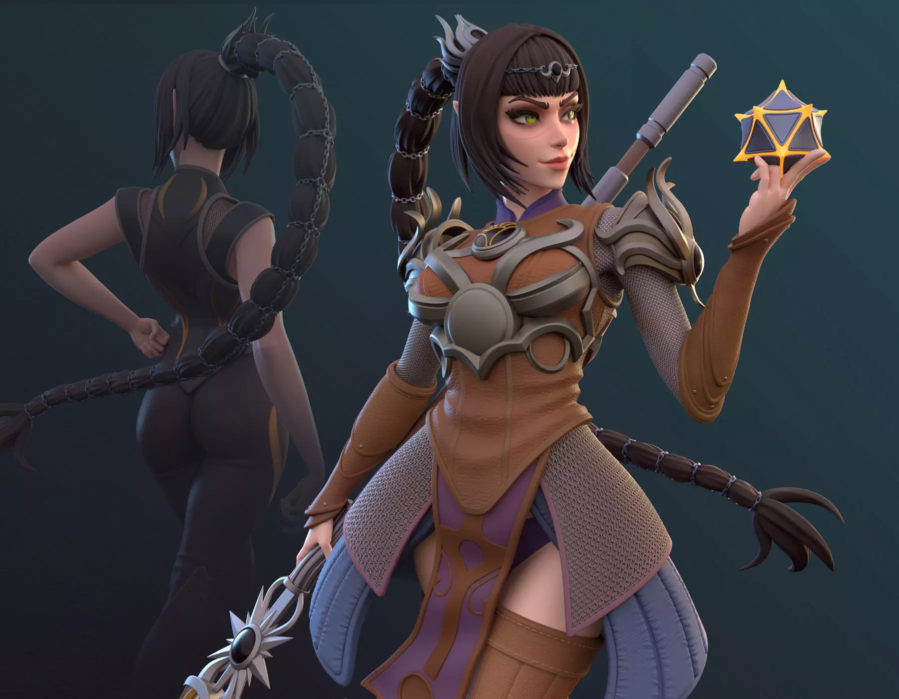 Shadowheart Multi Version SFW NSFW STL 3D print model 3D print model_0