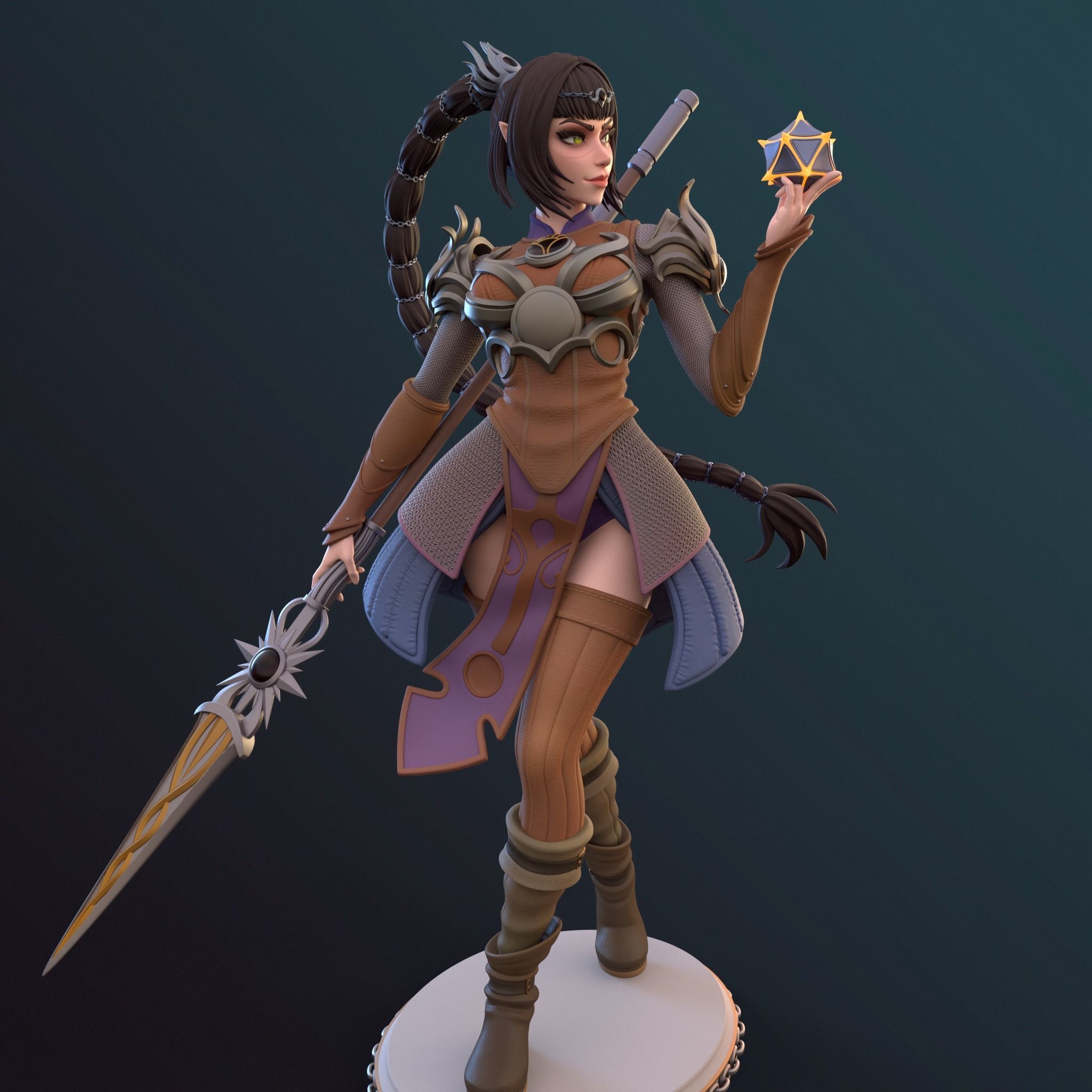 Shadowheart Multi Version SFW NSFW STL 3D print model 3D print model_2