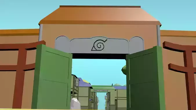 Konoha Naruto in Loupolli style