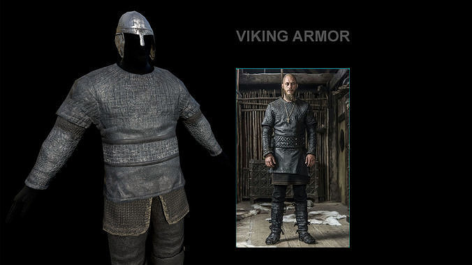 Viking Armor Low-poly 3D model