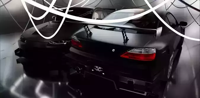 S15 DMAX Crystal Taillights Low-poly 3D model