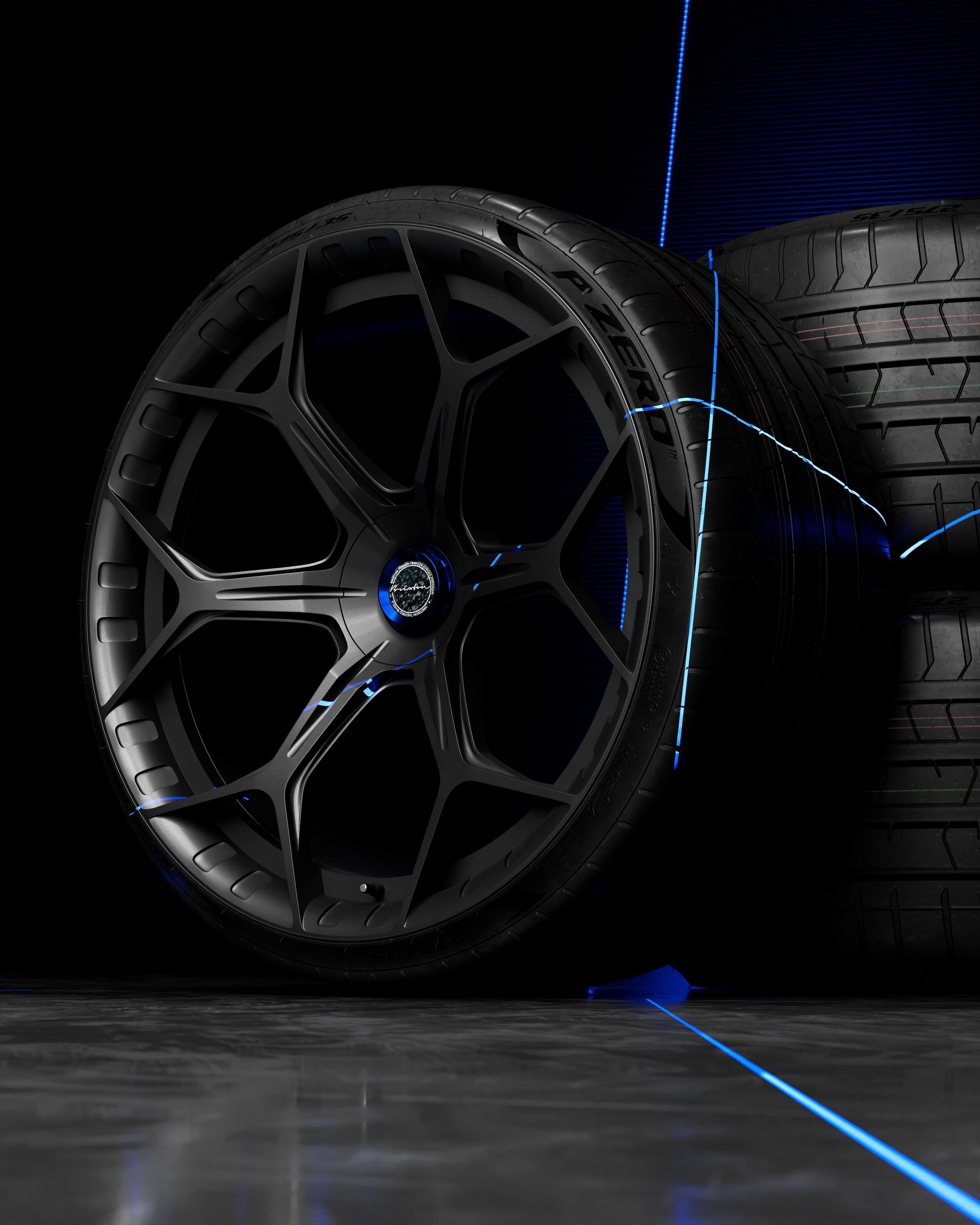 High-poly Brixton Forged MW03 wheel model Free 3D model_5