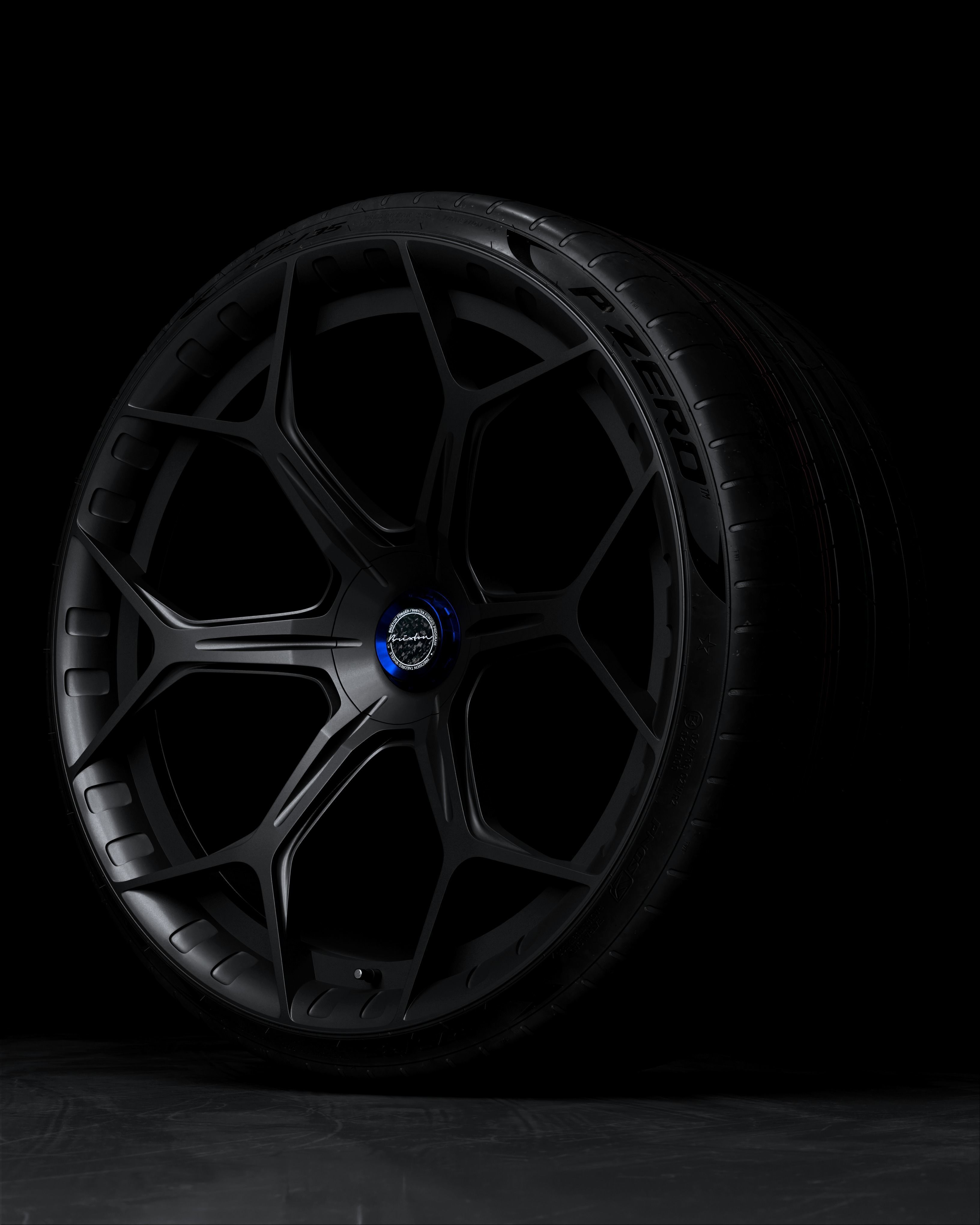 High-poly Brixton Forged MW03 wheel model Free 3D model_4