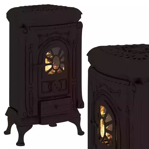 Cast-iron stove of Ingrid 3D model