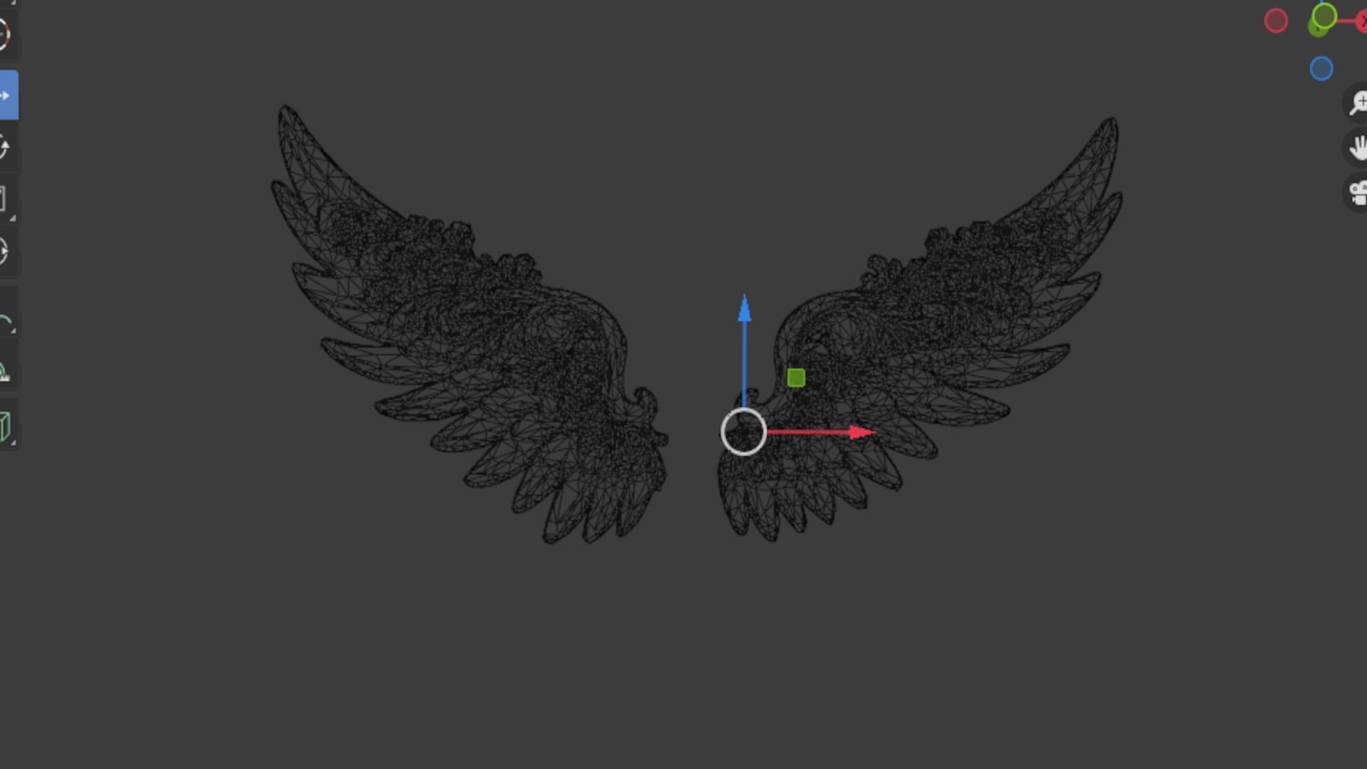 Wings Printable carved decor 12 3D model_6