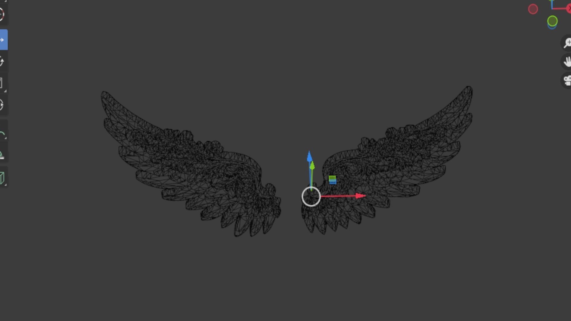 Wings Printable carved decor 12 3D model_5