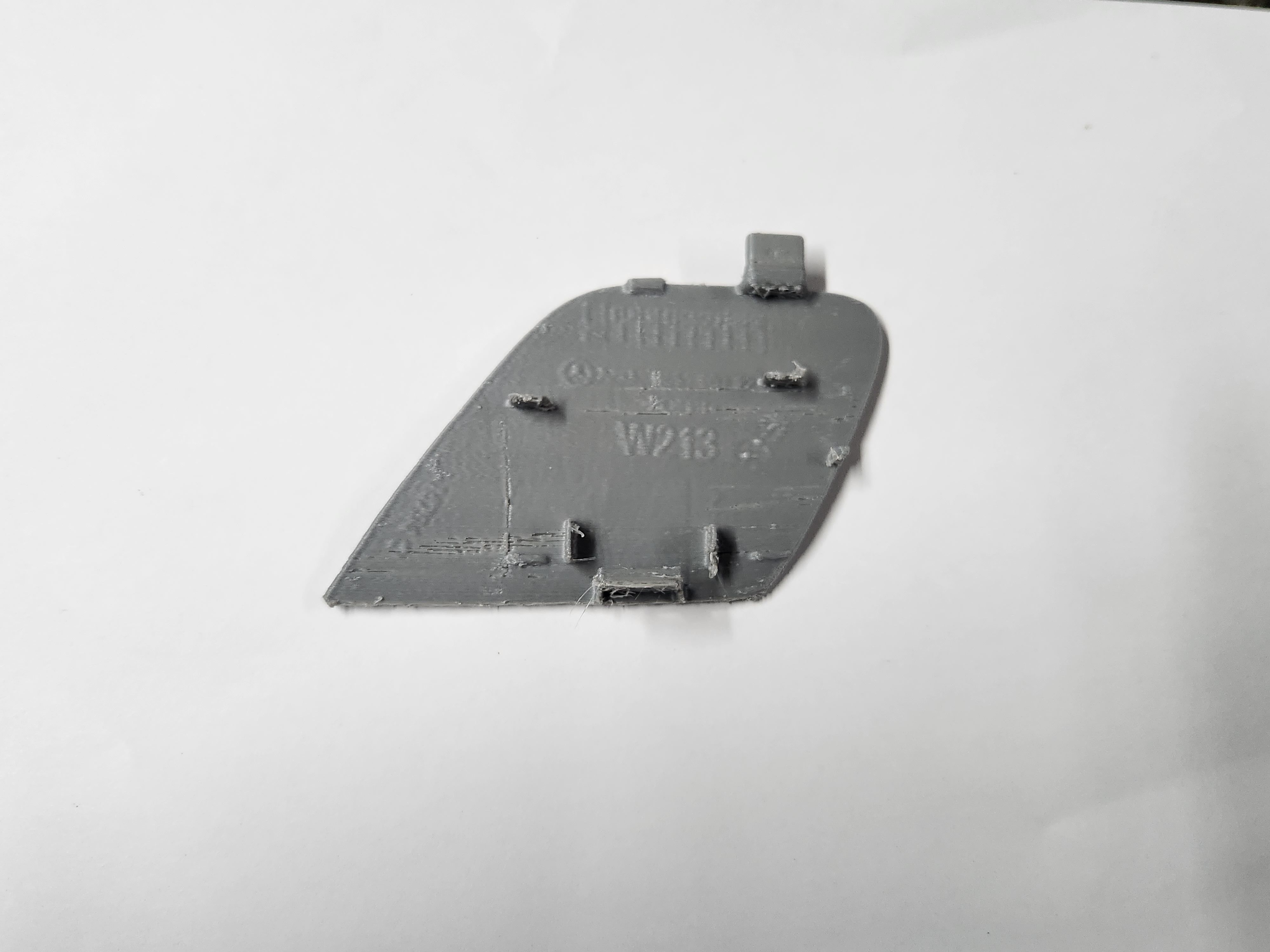 Mercedes E200 w213 Rear Bumper Tow Cover 3D print model_1
