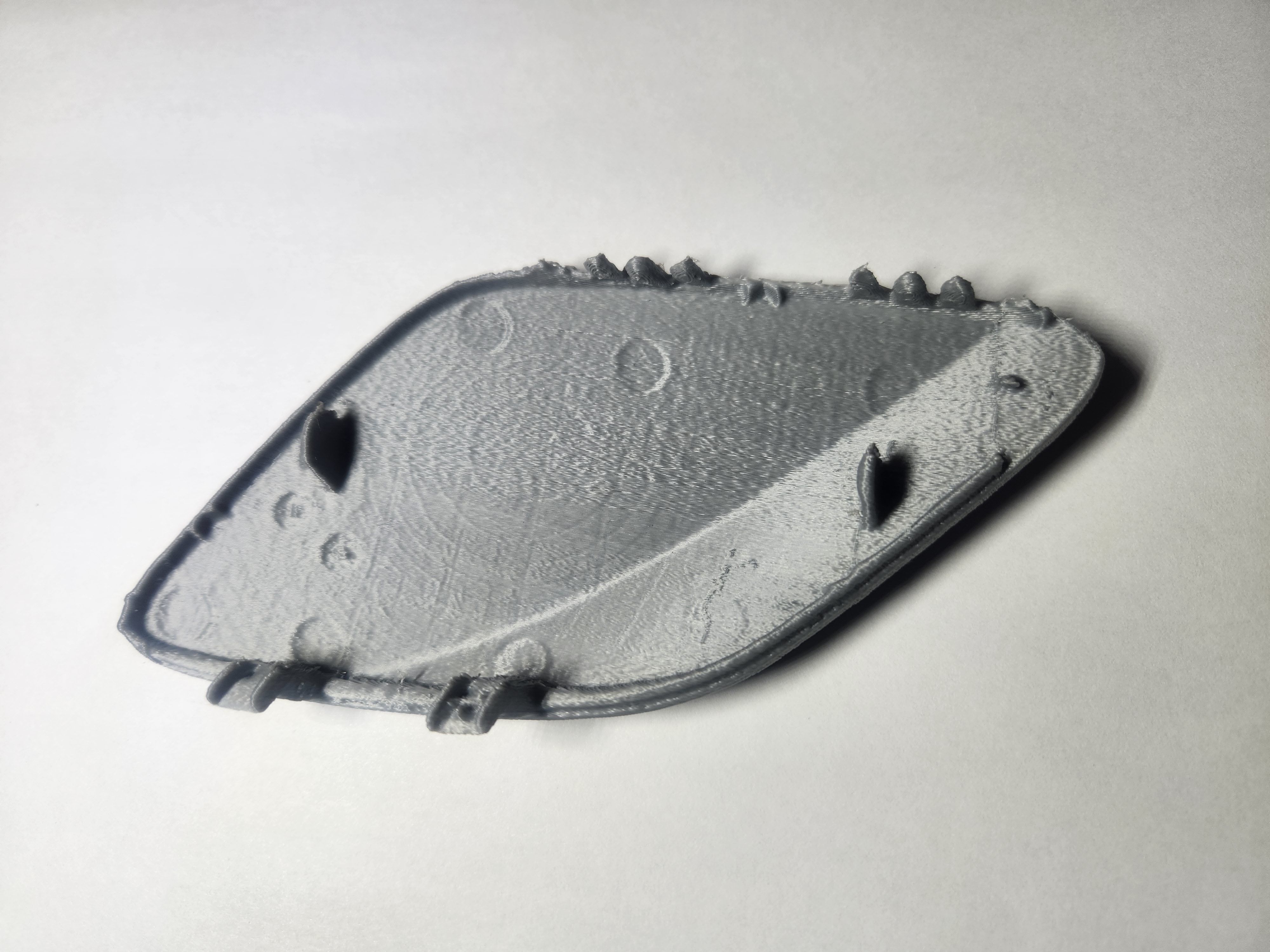 Mercedes A180 2013 Front Bumper Tow cover 3D print model_1