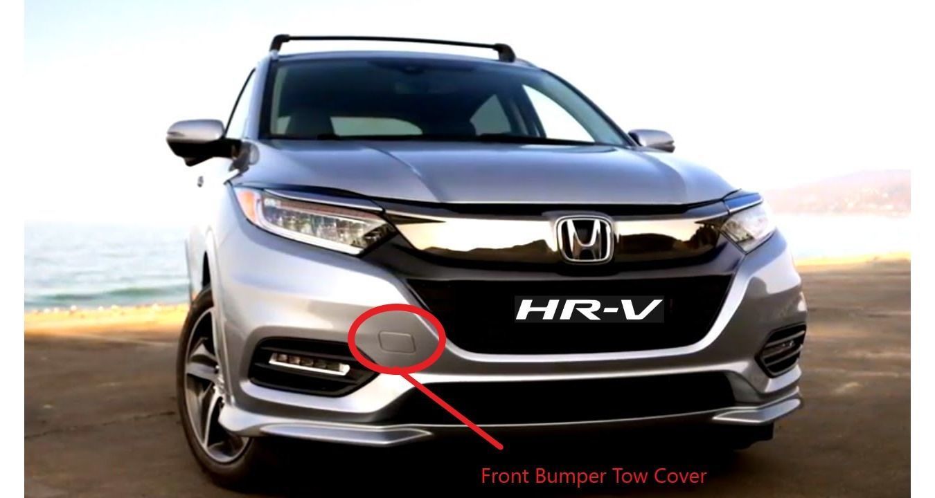 Honda HRV 2020 model Front Bumper Tow cover 3D print model_2