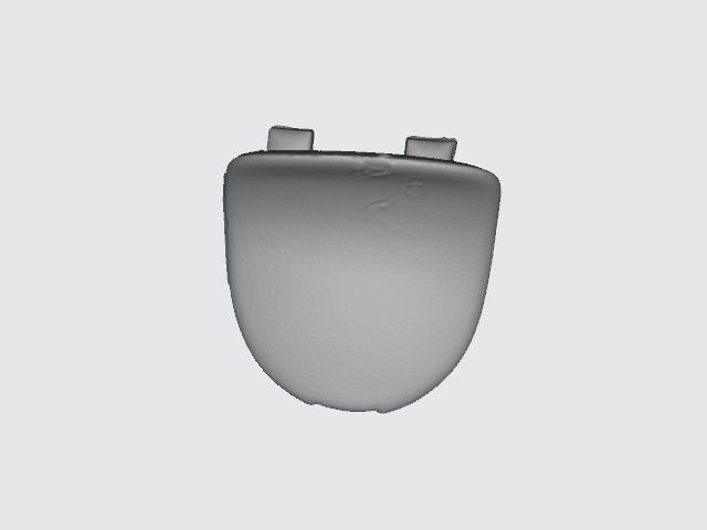 Nissan Almera 2002 Front Bumper Tow cover 3D print model_4