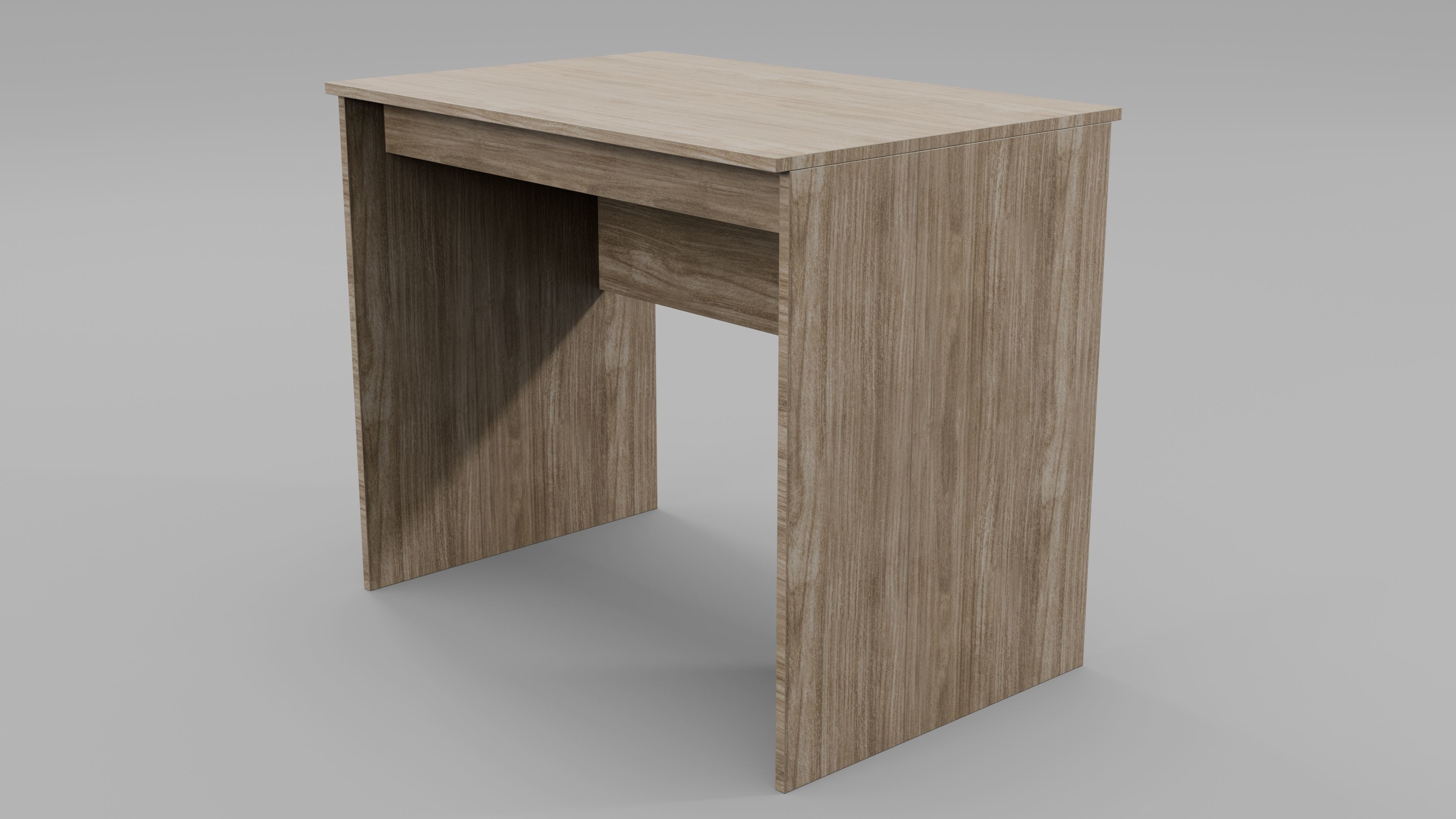 Table Low-poly 3D model_1