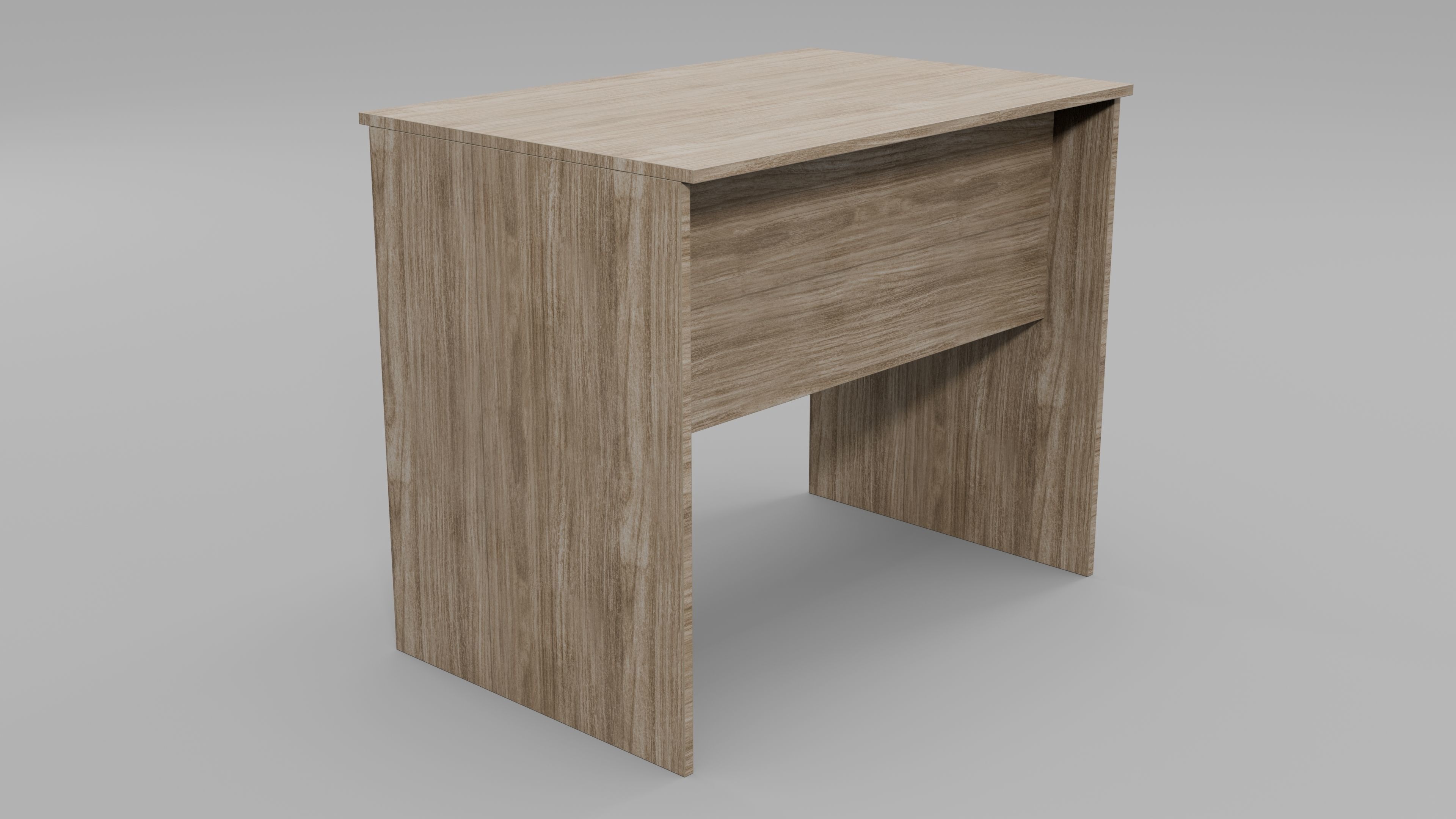 Table Low-poly 3D model_2