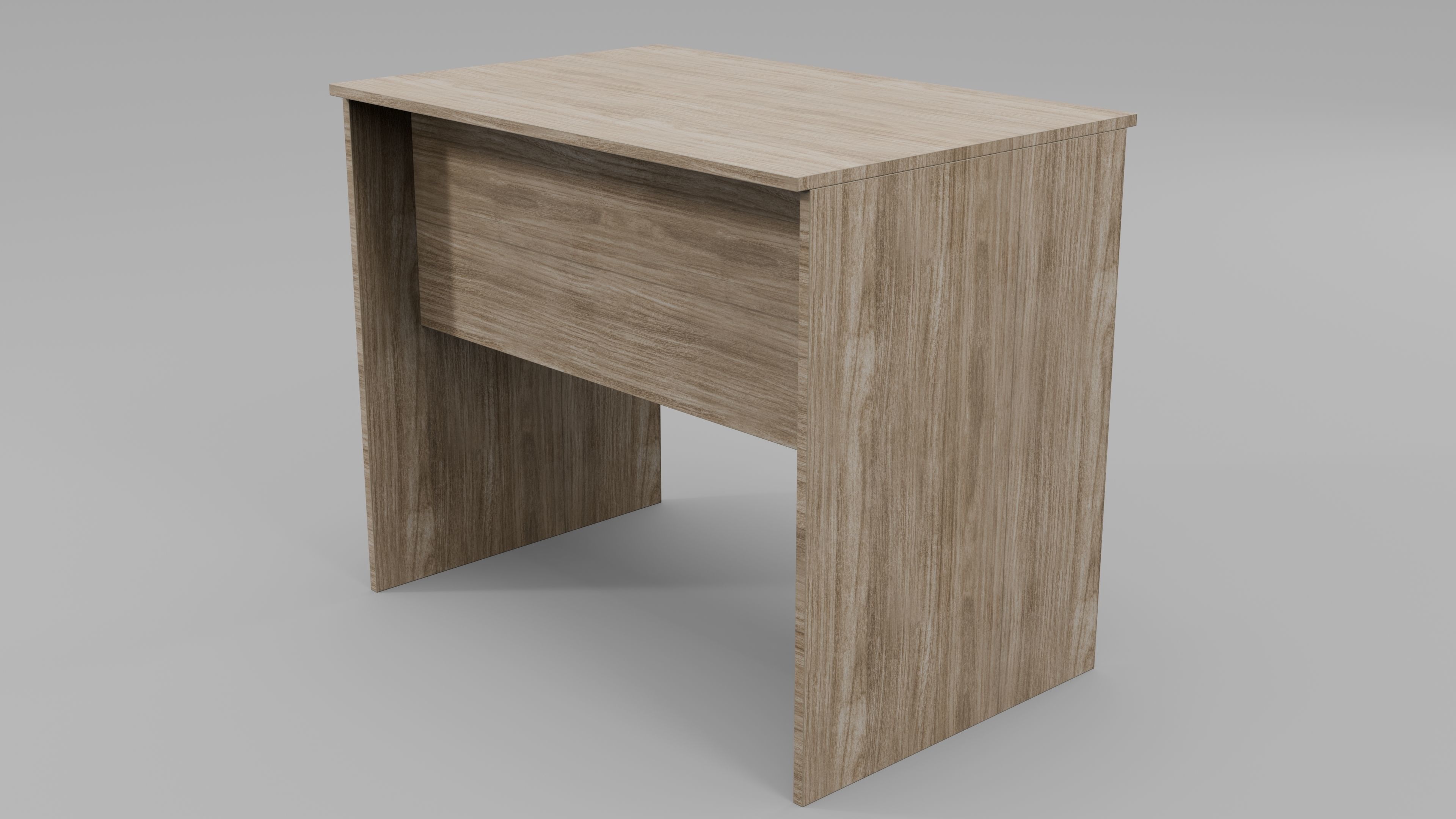 Table Low-poly 3D model_3