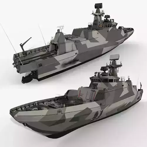 Hamina class Tornio 3D model