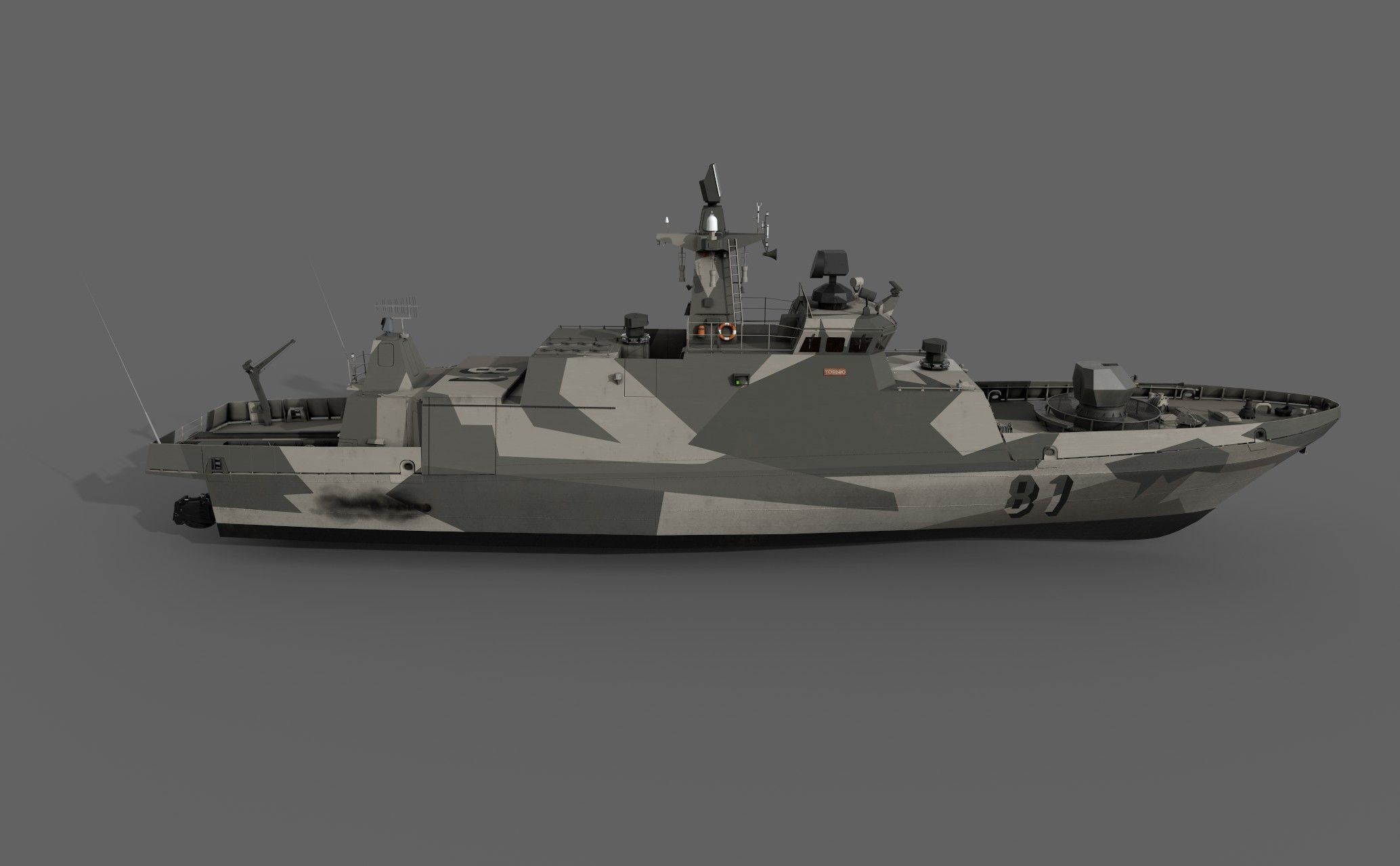 Hamina class Tornio 3D model_5
