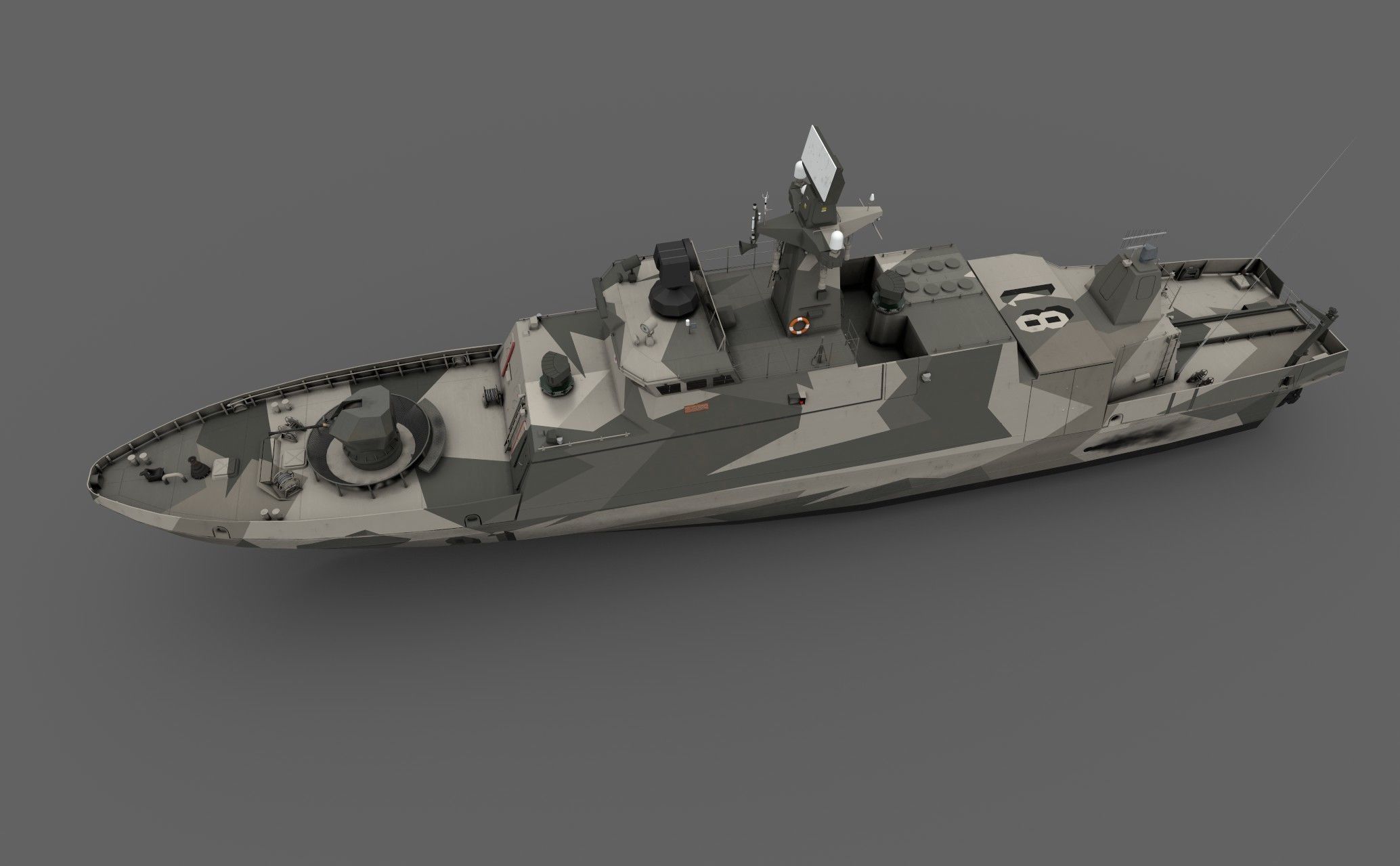 Hamina class Tornio 3D model_10
