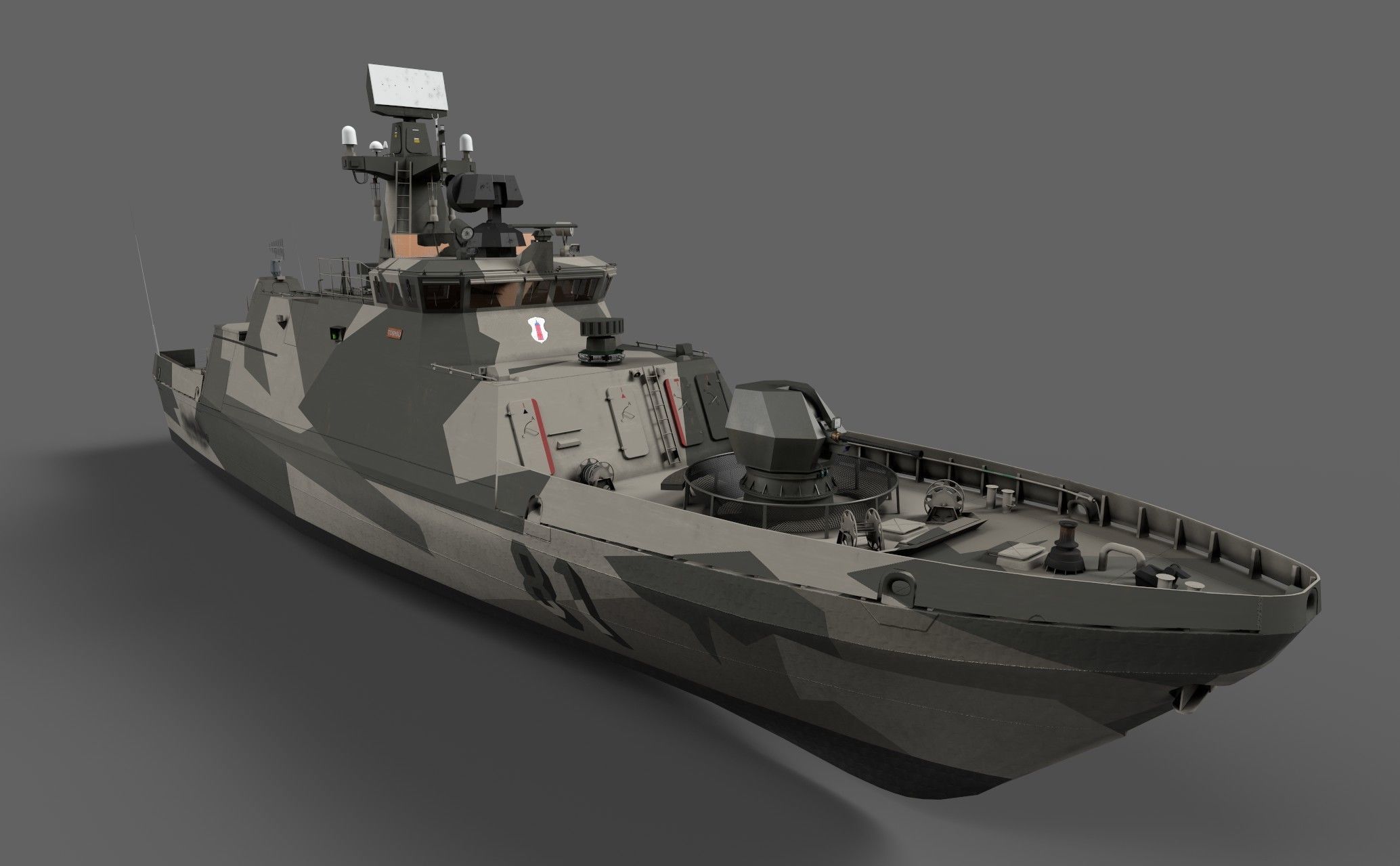 Hamina class Tornio 3D model_11