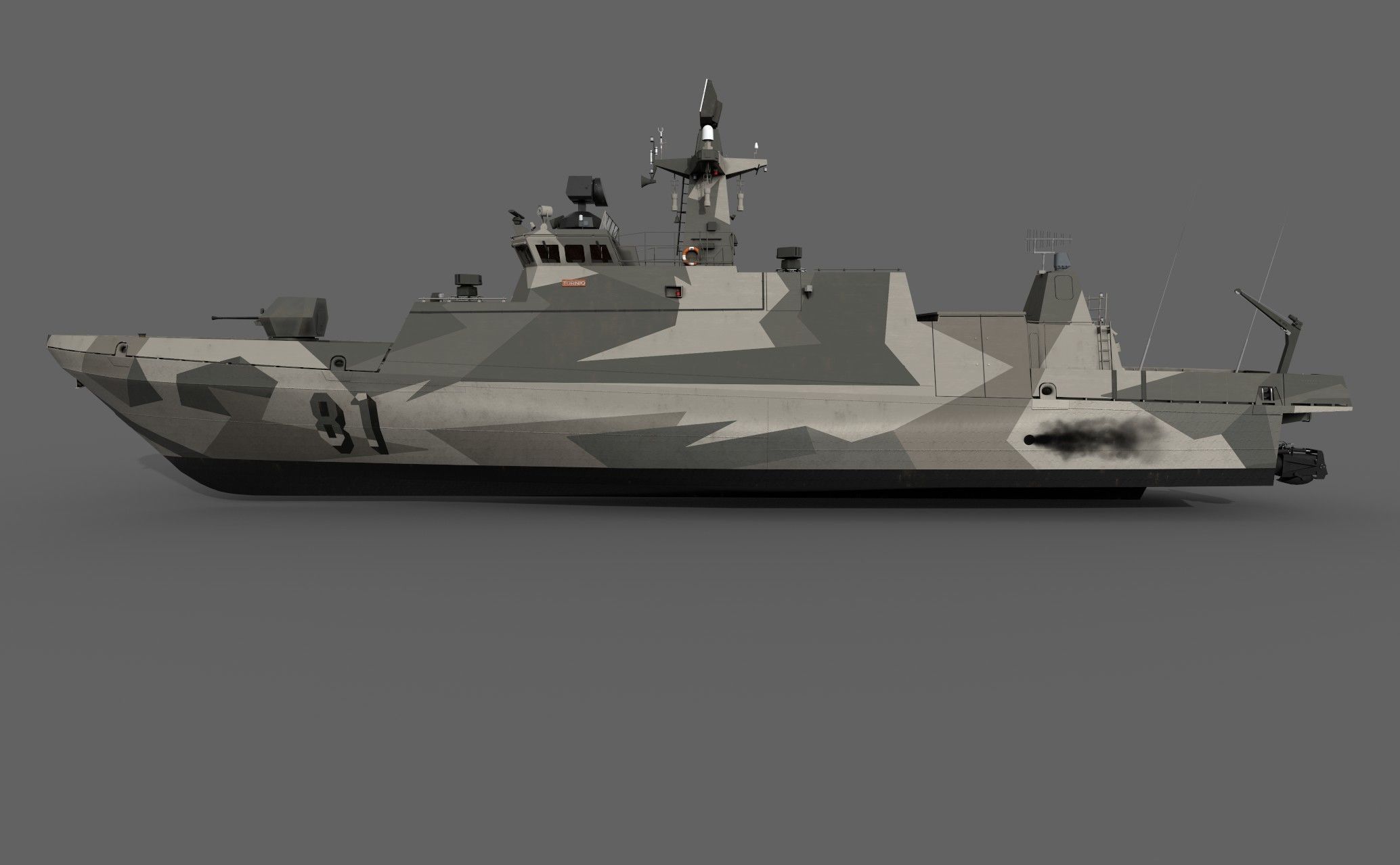 Hamina class Tornio 3D model_8