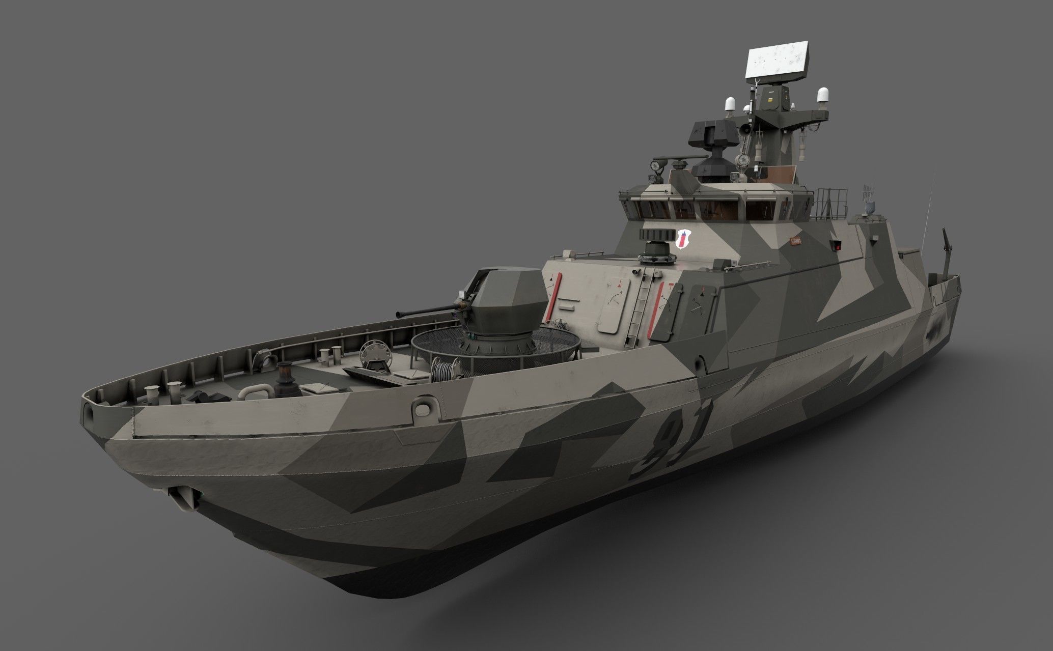 Hamina class Tornio 3D model_12