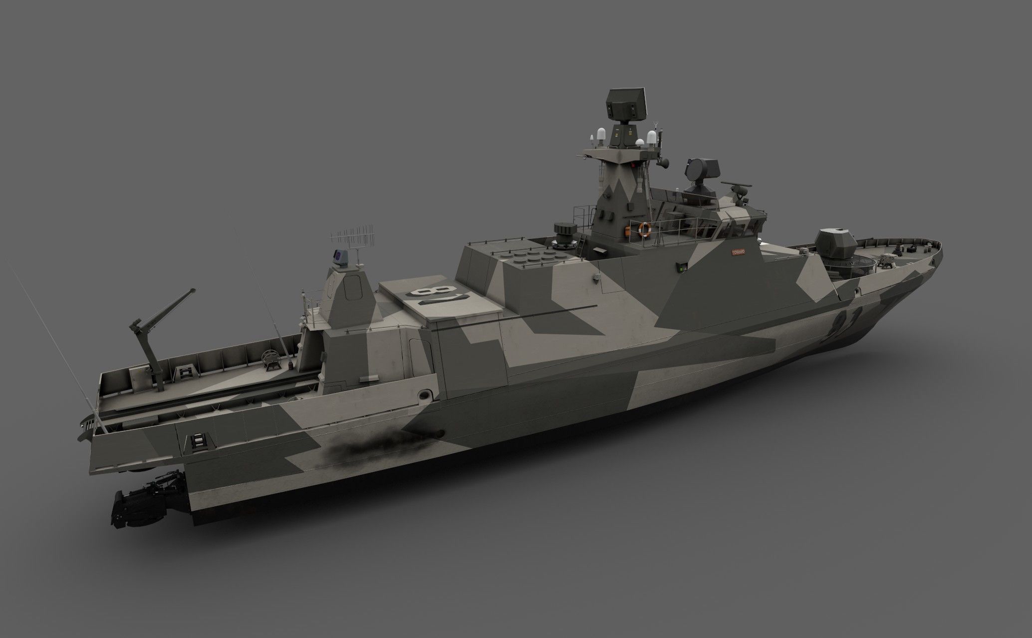 Hamina class Tornio 3D model_13