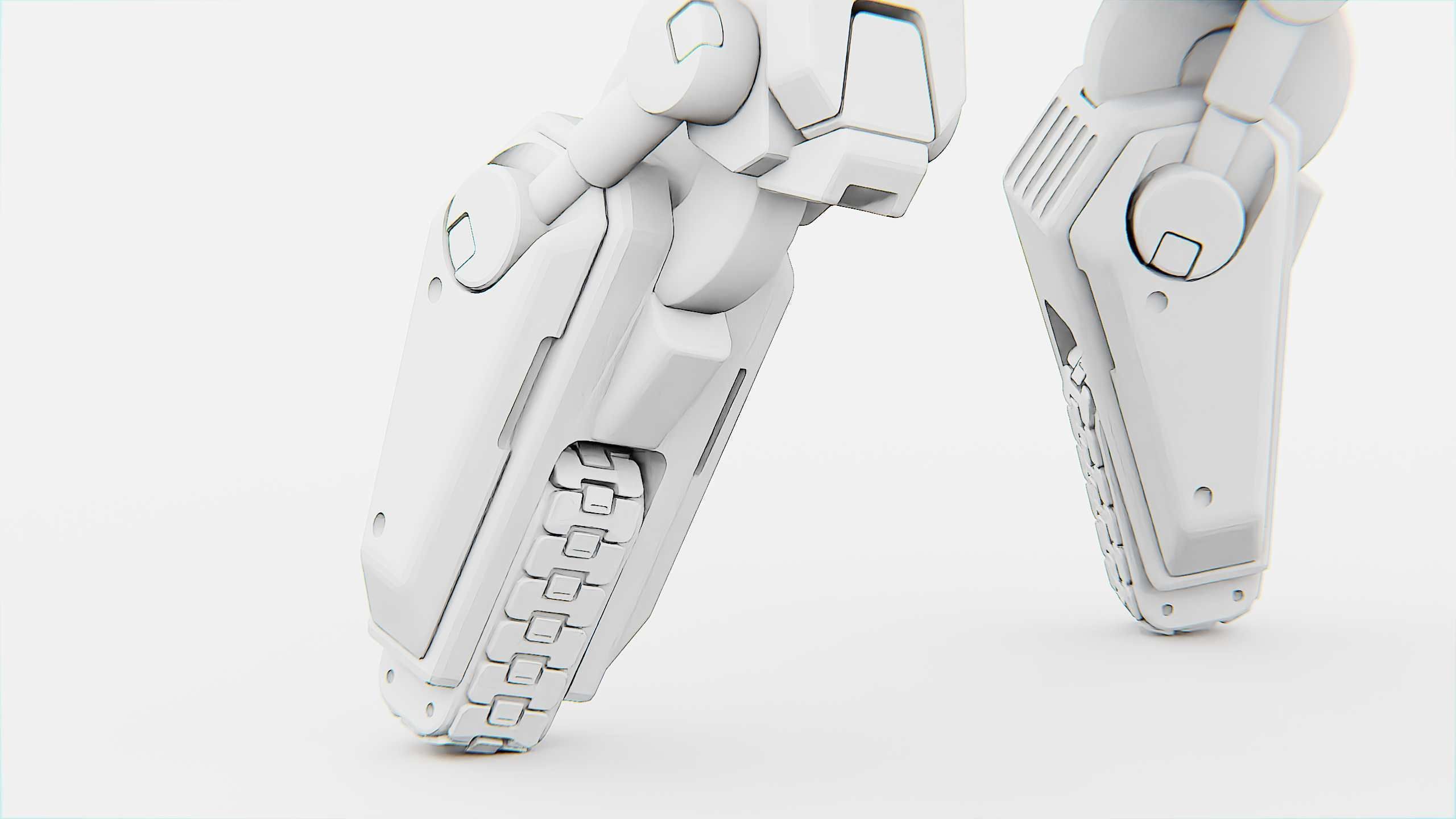 MILITARY BOT B-450 Rigged for Unreal Engine - Unity - MIXAMO  3D model_34