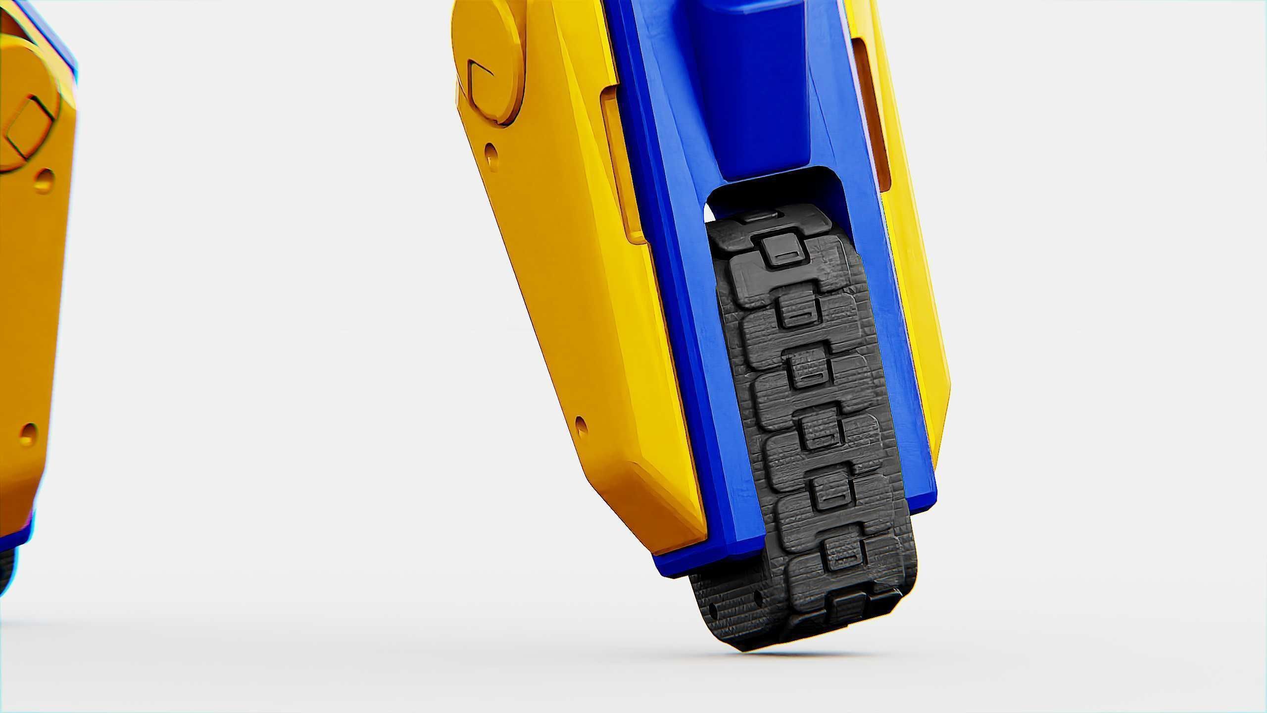 MILITARY BOT B-450 Rigged for Unreal Engine - Unity - MIXAMO  3D model_23