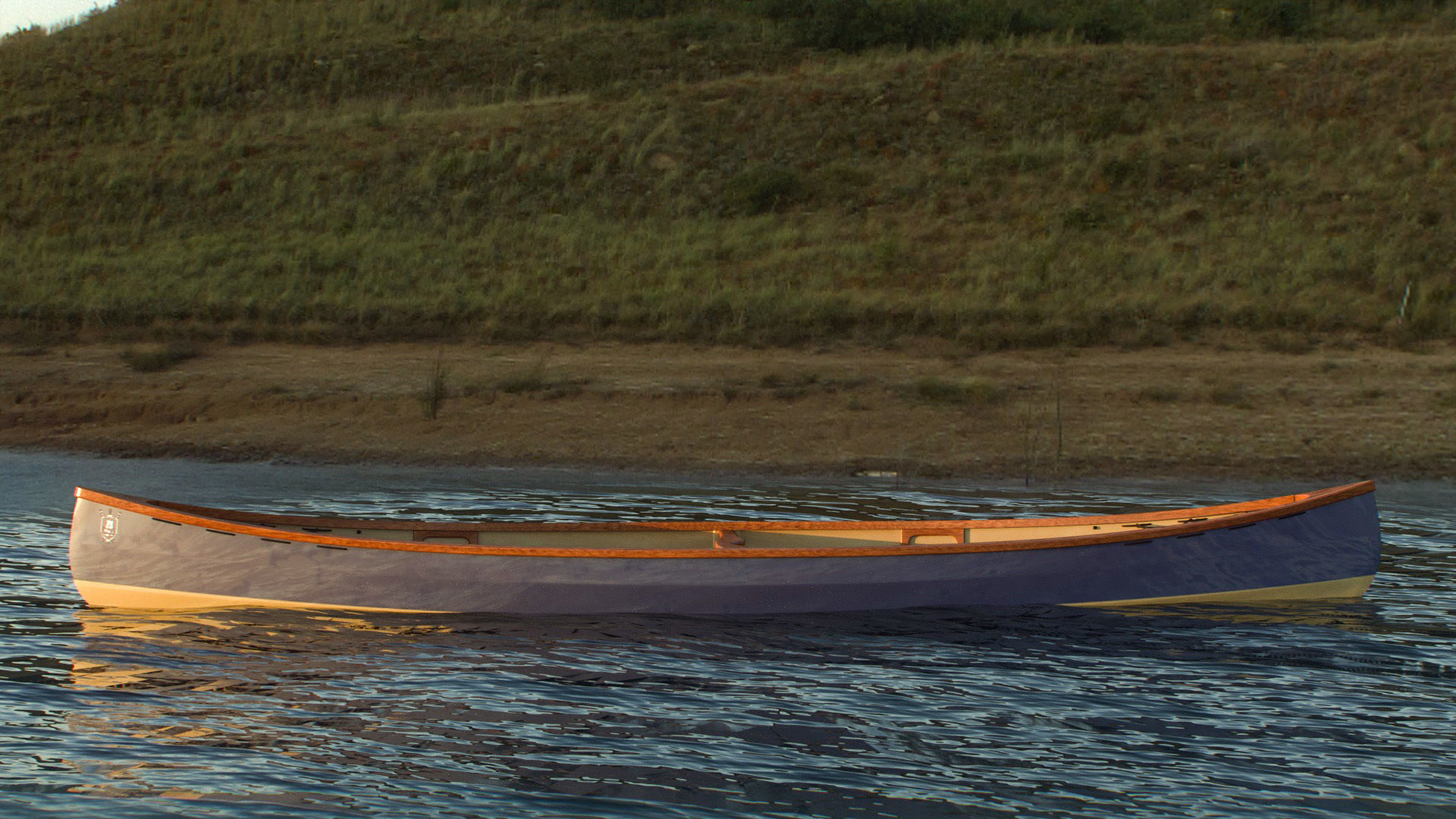 Canadian Canoe - Stitch and glue  3D model_4