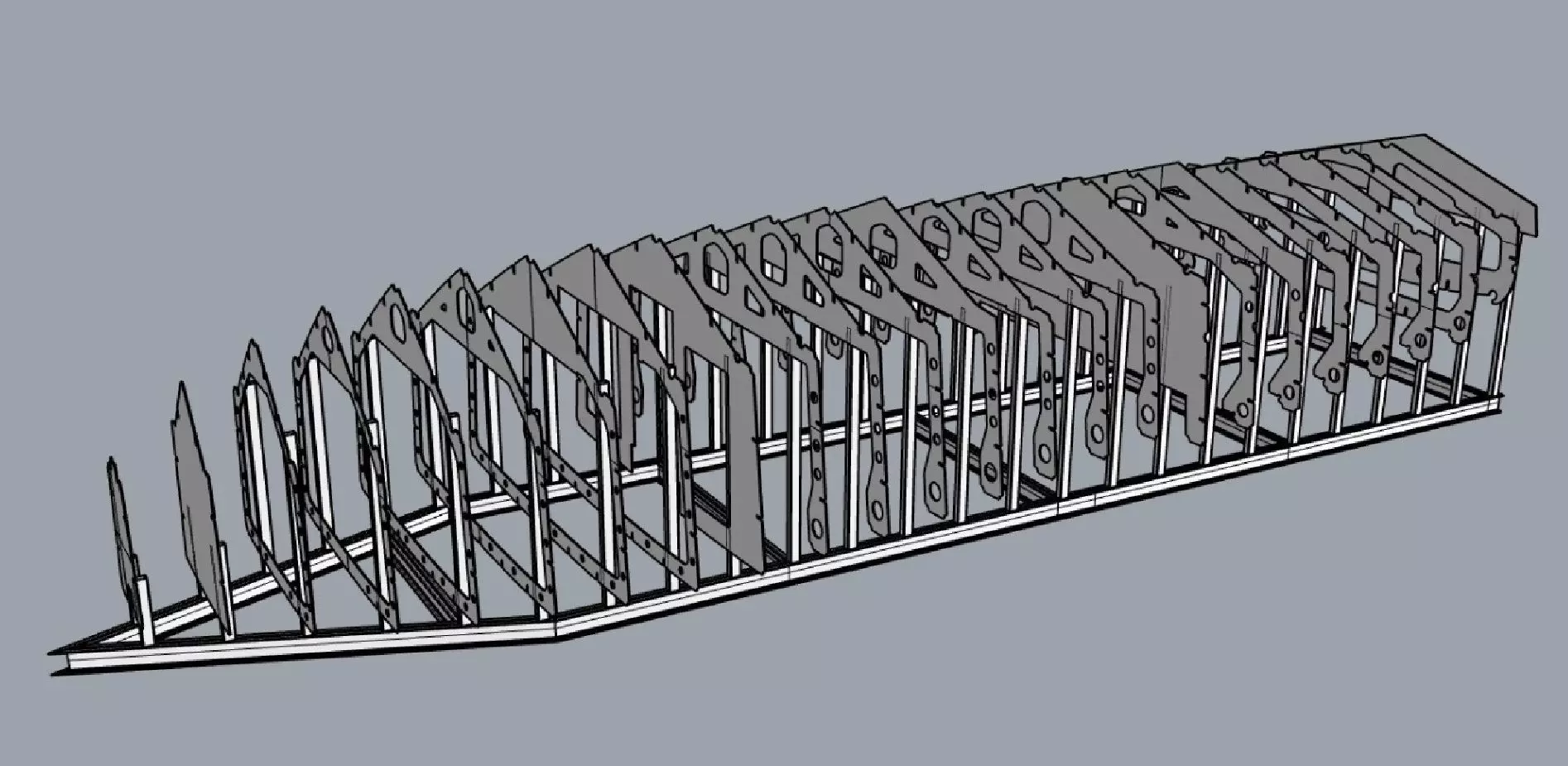 LIFE SIZE 3D motorboat hull model 3D model_0