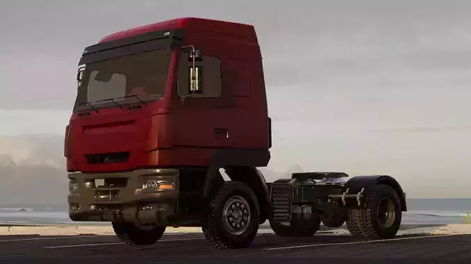 Truck Levo T2580 - Unreal Engine Project Low-poly 3D model