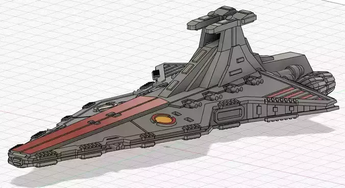 Venator-Class Republic Star Destroyer 3D print model