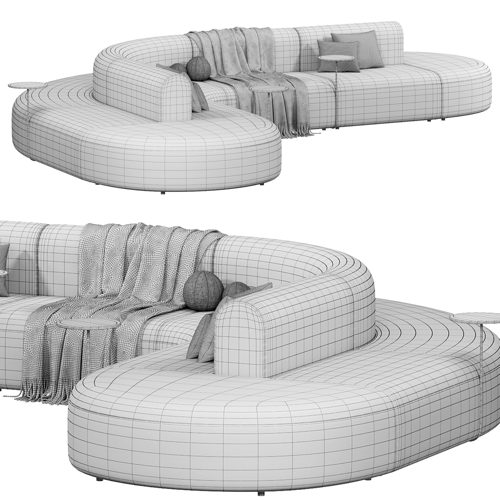 ARTIKO Modular Sofa 3D model_4