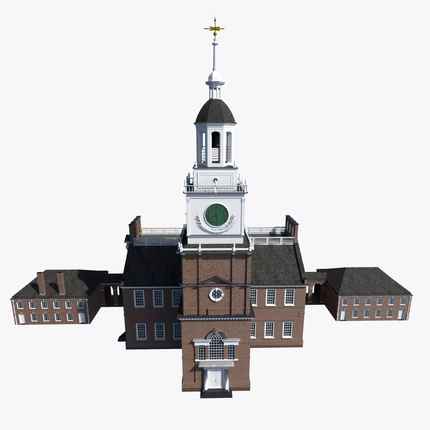 Independence Hall 3D model_0
