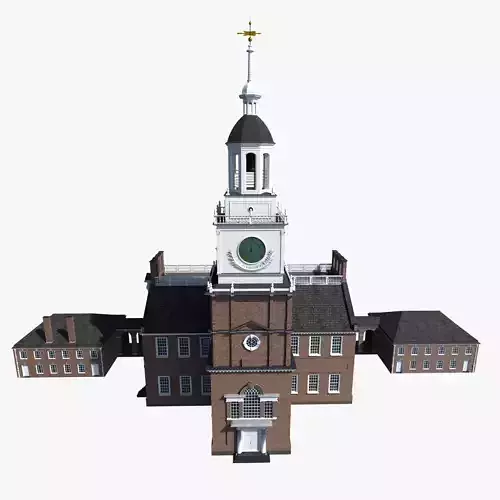 Independence Hall 3D model
