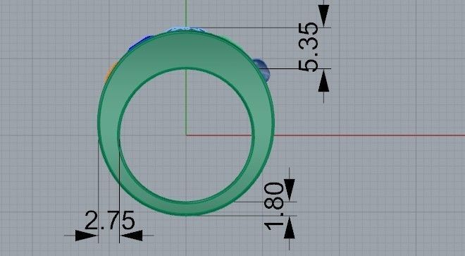Channel Setting Band 2332 3D print model_6