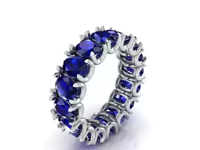 Oval Eternity Ring 2337