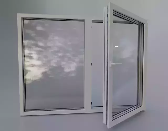 Plastic Window Pack 6 colors 3D model