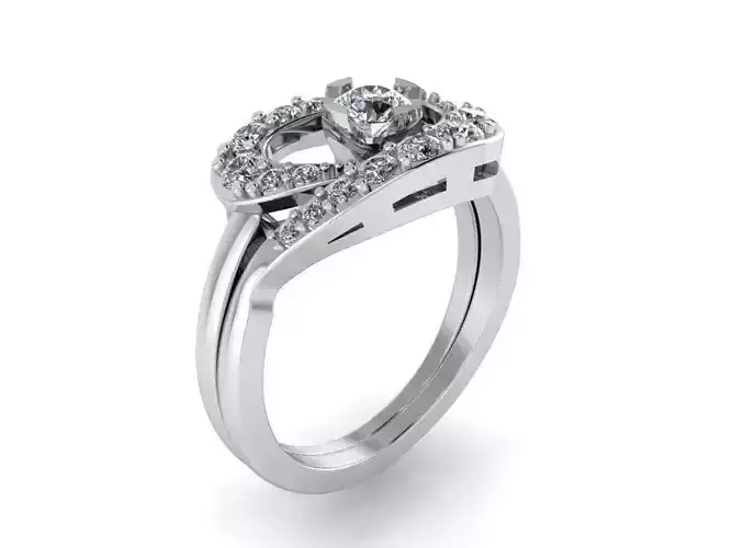 Diamond Unique Ring 2343