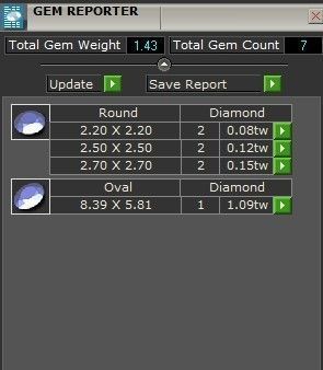 Oval Cut Channel Setting Ring 2345 3D print model_8