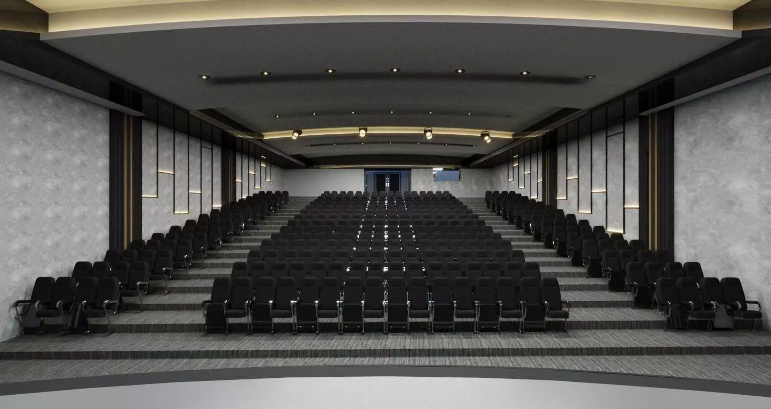  conference hall or cinema 3D model_0