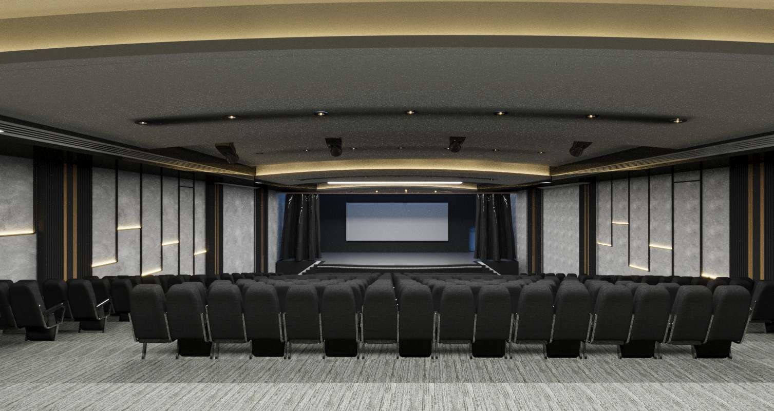  conference hall or cinema 3D model_2
