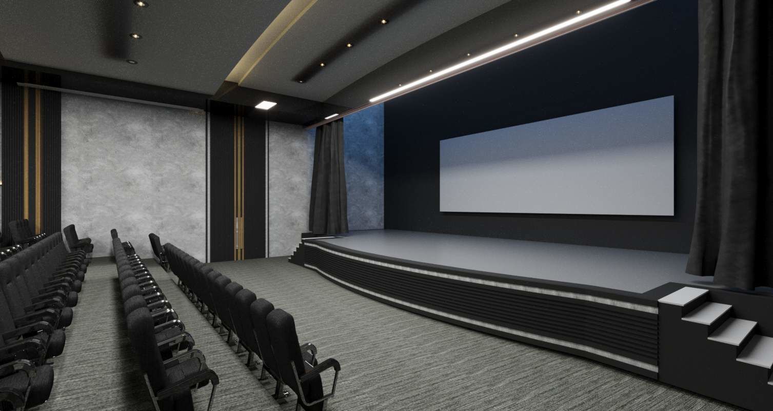  conference hall or cinema 3D model_3