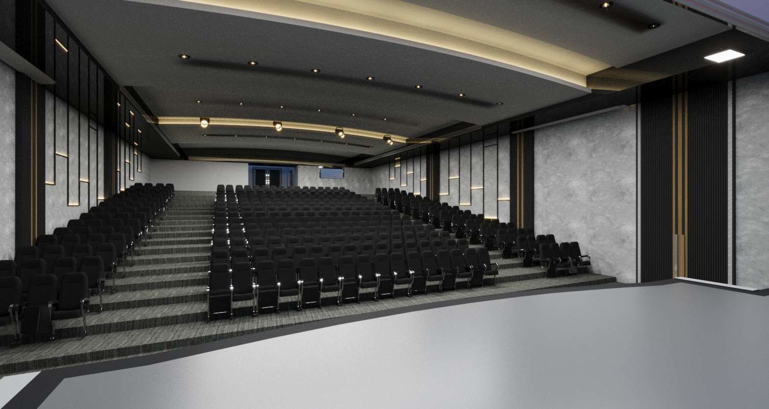  conference hall or cinema 3D model_1