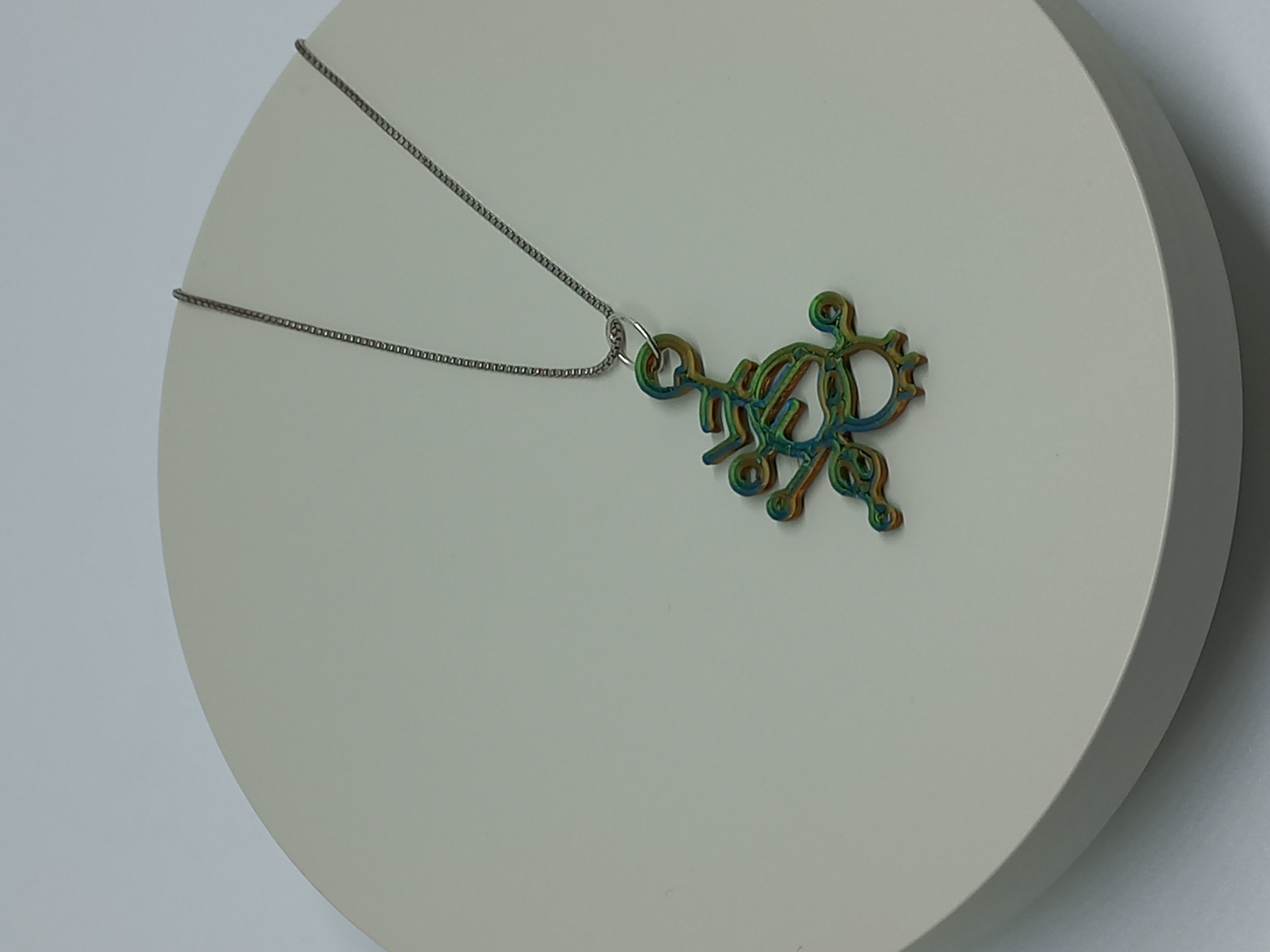 Crop Circle Symbol pendant 3D print model_6