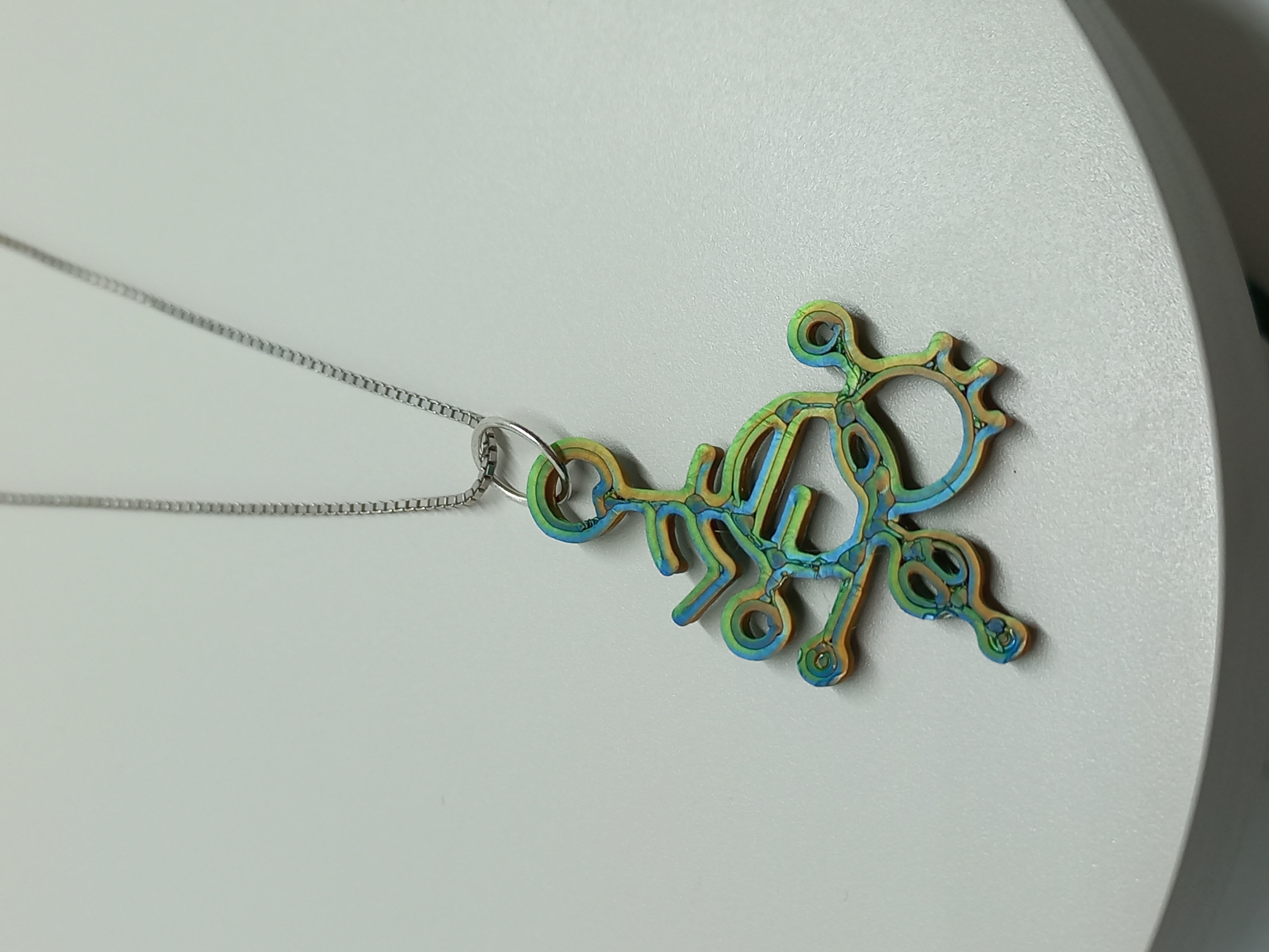 Crop Circle Symbol pendant 3D print model_5