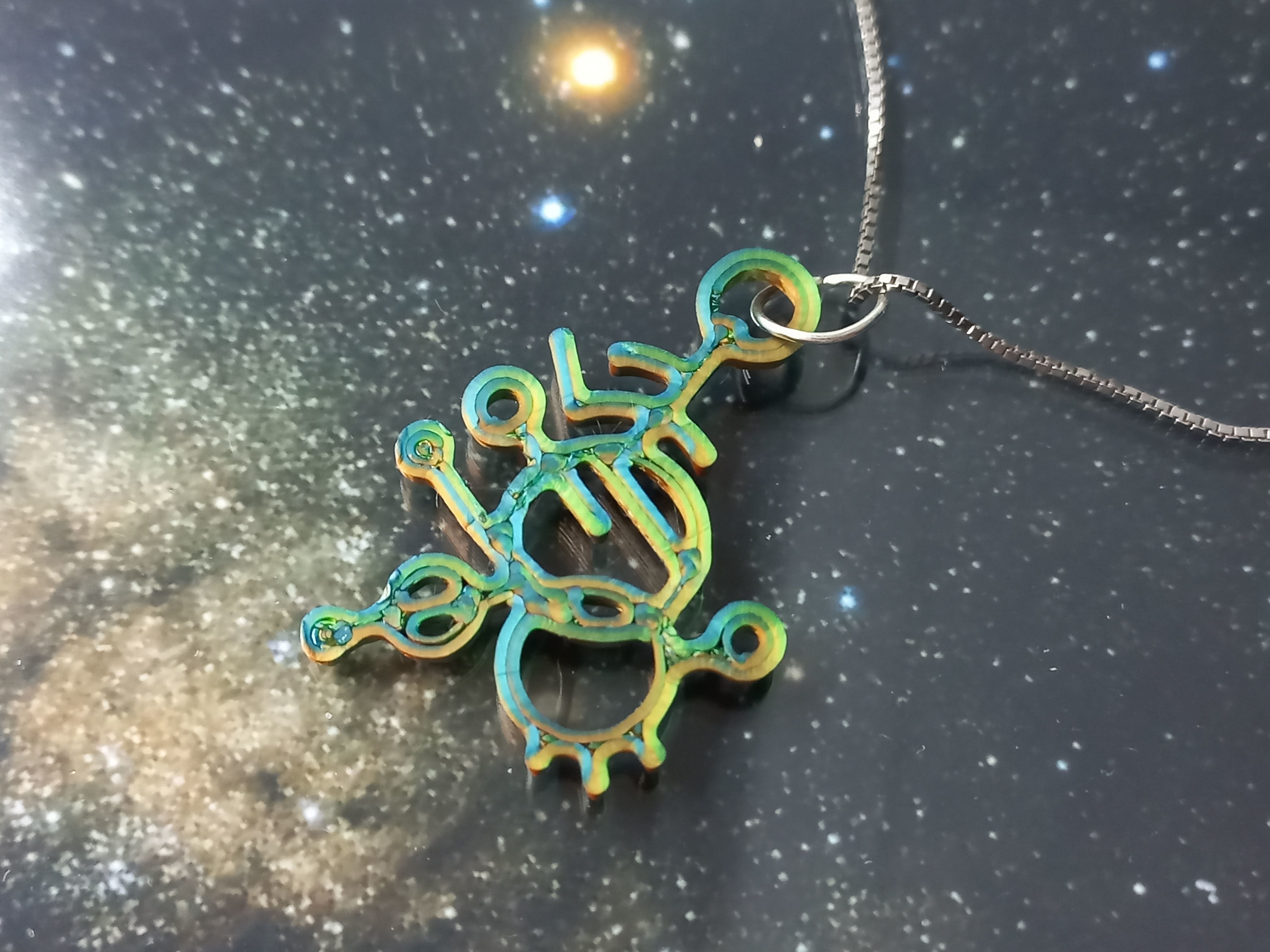 Crop Circle Symbol pendant 3D print model_2