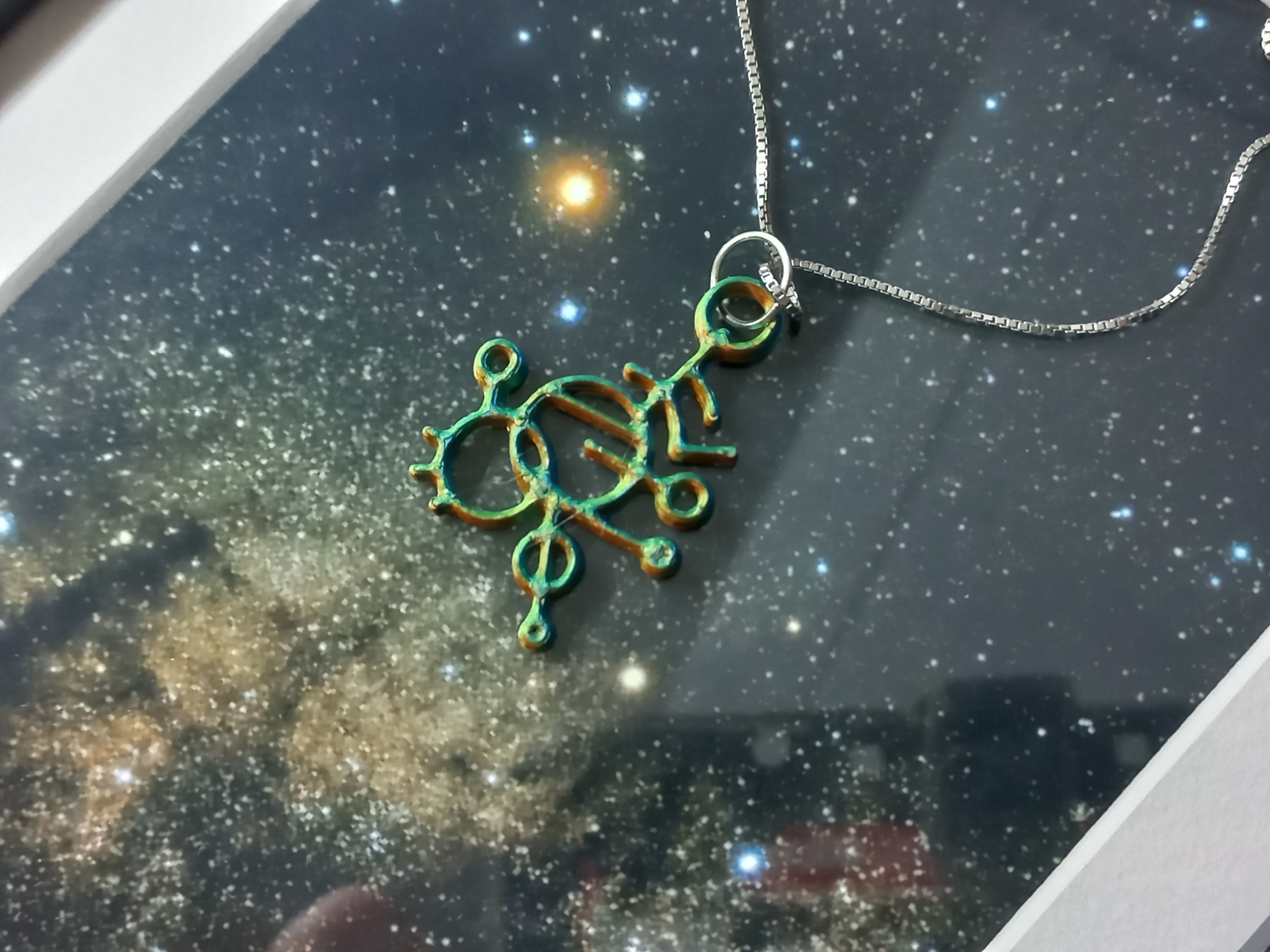 Crop Circle Symbol pendant 3D print model_3