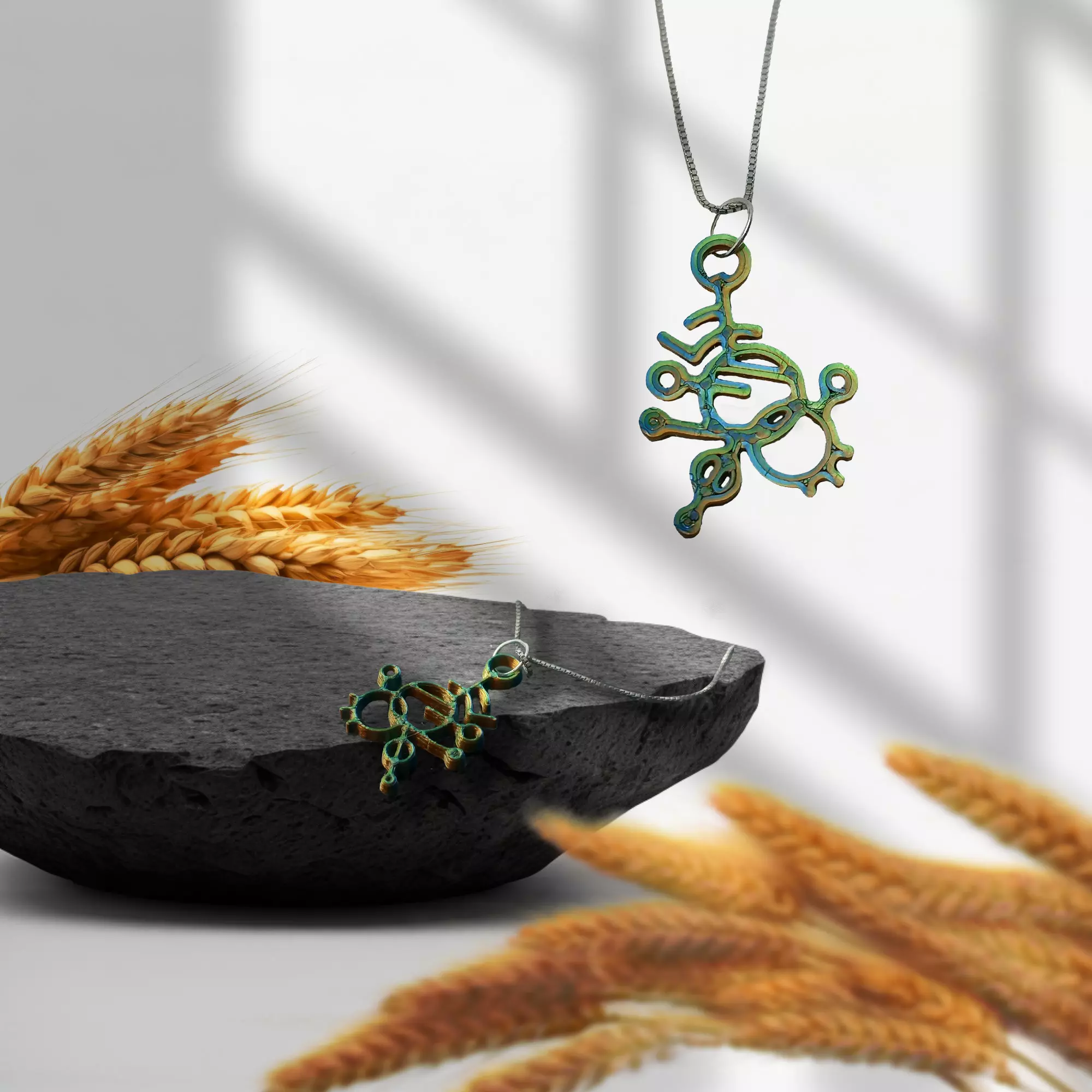 Crop Circle Symbol pendant 3D print model_0